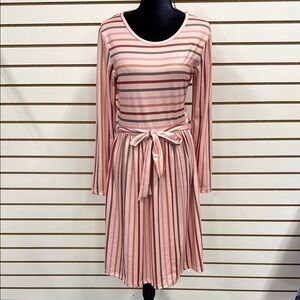 Hair Bow Company Striped Belted Dress